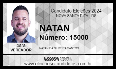 Candidato NATAN 2024 - NOVA SANTA RITA - Eleições