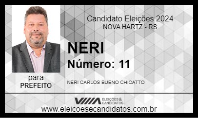 Candidato NERI 2024 - NOVA HARTZ - Eleições