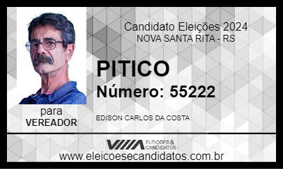 Candidato PITICO 2024 - NOVA SANTA RITA - Eleições