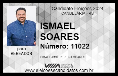 Candidato ISMAEL SOARES 2024 - CANDELÁRIA - Eleições