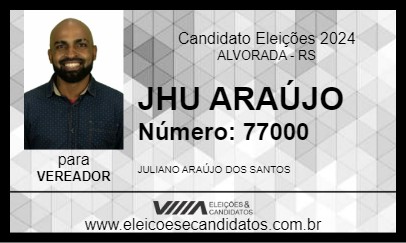 Candidato JHU ARAÚJO 2024 - ALVORADA - Eleições