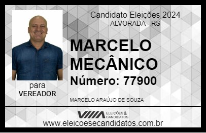 Candidato MARCELO MECÂNICO 2024 - ALVORADA - Eleições