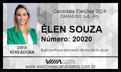 Candidato ÉLEN SOUZA 2024 - CAXIAS DO SUL - Eleições