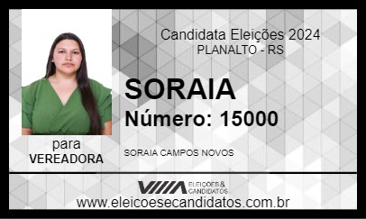 Candidato SORAIA 2024 - PLANALTO - Eleições