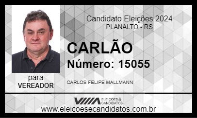 Candidato CARLÃO 2024 - PLANALTO - Eleições