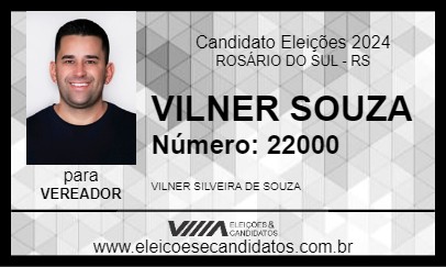 Candidato VILNER SOUZA 2024 - ROSÁRIO DO SUL - Eleições