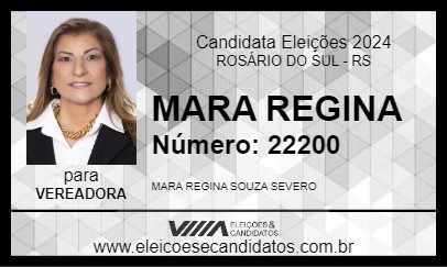 Candidato MARA REGINA 2024 - ROSÁRIO DO SUL - Eleições