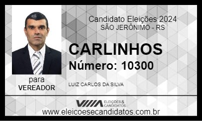 Candidato CARLINHOS 2024 - SÃO JERÔNIMO - Eleições