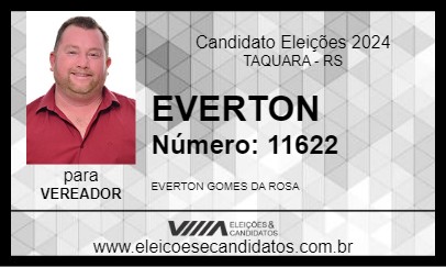 Candidato EVERTON 2024 - TAQUARA - Eleições