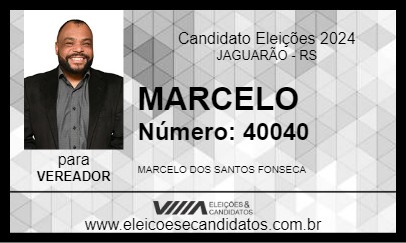 Candidato MARCELO 2024 - JAGUARÃO - Eleições