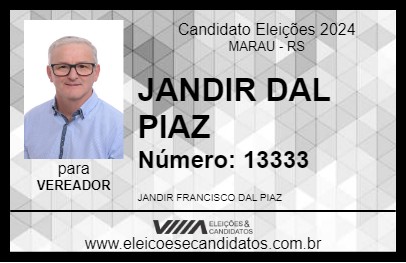 Candidato JANDIR DAL PIAZ 2024 - MARAU - Eleições