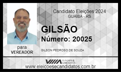 Candidato GILSÃO 2024 - GUAÍBA - Eleições