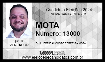 Candidato MOTA 2024 - NOVA SANTA RITA - Eleições