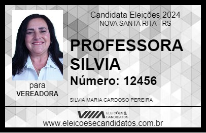 Candidato PROFESSORA SILVIA 2024 - NOVA SANTA RITA - Eleições