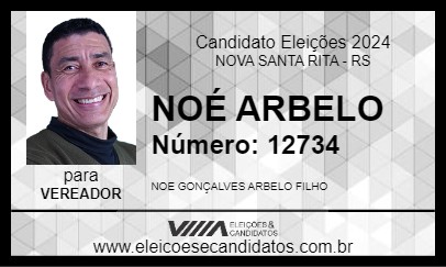 Candidato NOÉ ARBELO 2024 - NOVA SANTA RITA - Eleições