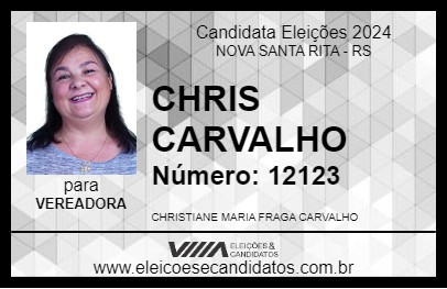 Candidato CHRIS CARVALHO 2024 - NOVA SANTA RITA - Eleições