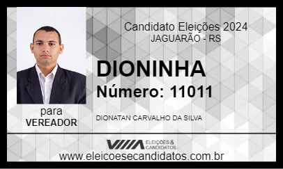 Candidato DIONINHA 2024 - JAGUARÃO - Eleições