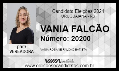 Candidato VANIA FALCÃO 2024 - URUGUAIANA - Eleições