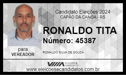 Candidato RONALDO TITA 2024 - CAPÃO DA CANOA - Eleições