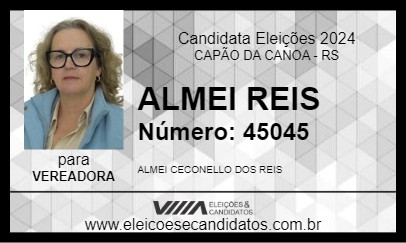 Candidato ALMEI REIS 2024 - CAPÃO DA CANOA - Eleições