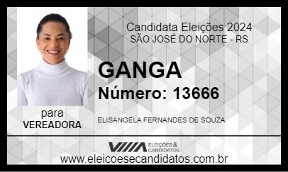 Candidato GANGA 2024 - SÃO JOSÉ DO NORTE - Eleições