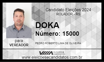 Candidato DOKA 2024 - ROLADOR - Eleições