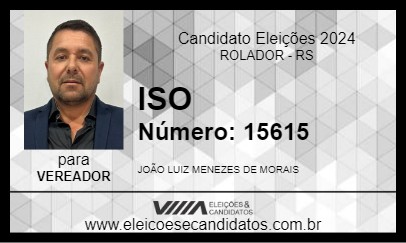 Candidato ISO 2024 - ROLADOR - Eleições