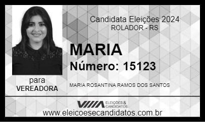 Candidato MARIA 2024 - ROLADOR - Eleições