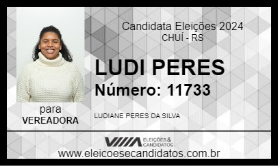 Candidato LUDI PERES 2024 - CHUÍ - Eleições