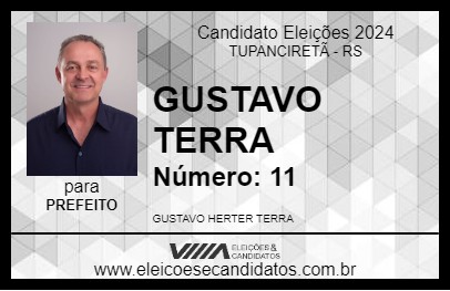 Candidato GUSTAVO TERRA 2024 - TUPANCIRETÃ - Eleições