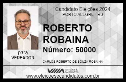 Candidato ROBERTO ROBAINA 2024 - PORTO ALEGRE - Eleições