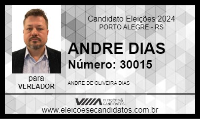 Candidato ANDRE DIAS 2024 - PORTO ALEGRE - Eleições