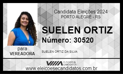 Candidato SUELEN ORTIZ 2024 - PORTO ALEGRE - Eleições