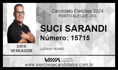 Candidato SUCI SARANDI 2024 - PORTO ALEGRE - Eleições