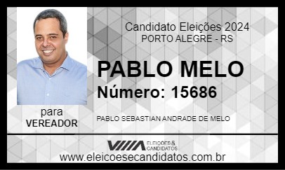 Candidato PABLO MELO 2024 - PORTO ALEGRE - Eleições