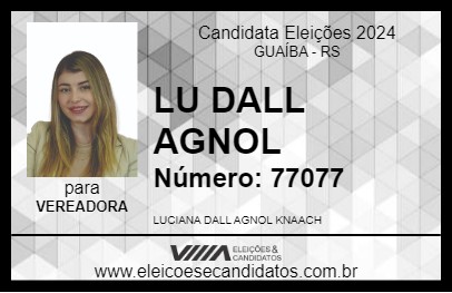 Candidato LU DALL AGNOL 2024 - GUAÍBA - Eleições