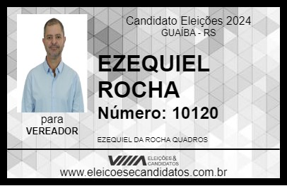 Candidato EZEQUIEL ROCHA 2024 - GUAÍBA - Eleições