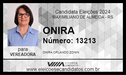 Candidato ONIRA 2024 - MAXIMILIANO DE ALMEIDA - Eleições