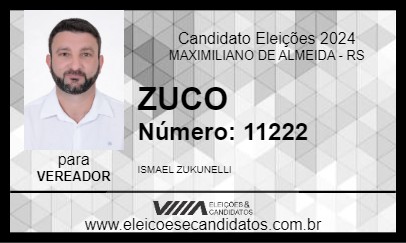 Candidato ZUCO 2024 - MAXIMILIANO DE ALMEIDA - Eleições