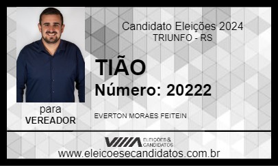 Candidato TIÃO 2024 - TRIUNFO - Eleições