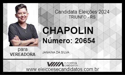 Candidato CHAPOLIN 2024 - TRIUNFO - Eleições