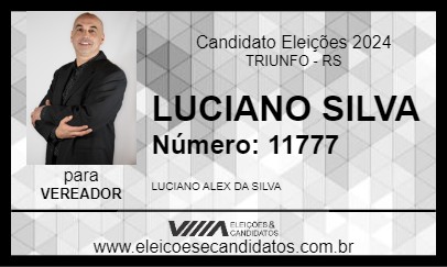 Candidato LUCIANO SILVA 2024 - TRIUNFO - Eleições