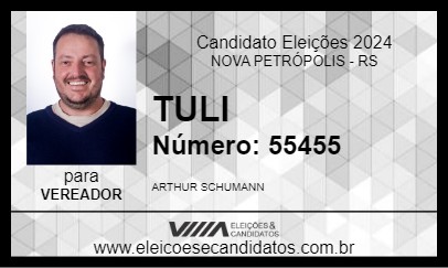 Candidato TULI 2024 - NOVA PETRÓPOLIS - Eleições