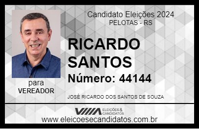 Candidato RICARDO SANTOS 2024 - PELOTAS - Eleições