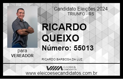 Candidato RICARDO QUEIXO 2024 - TRIUNFO - Eleições