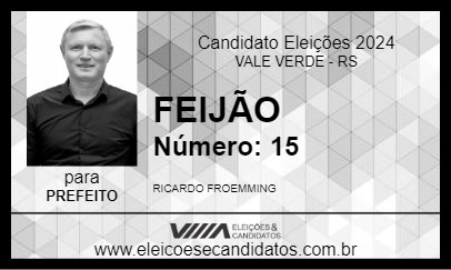 Candidato FEIJÃO 2024 - VALE VERDE - Eleições