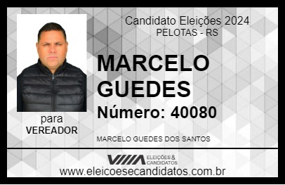 Candidato MARCELO GUEDES 2024 - PELOTAS - Eleições