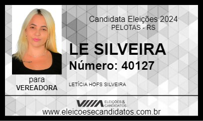 Candidato LE SILVEIRA 2024 - PELOTAS - Eleições