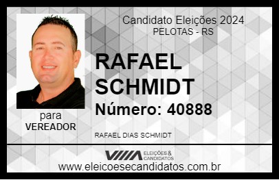 Candidato RAFAEL SCHMIDT 2024 - PELOTAS - Eleições