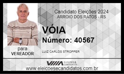 Candidato VÓIA 2024 - ARROIO DOS RATOS - Eleições